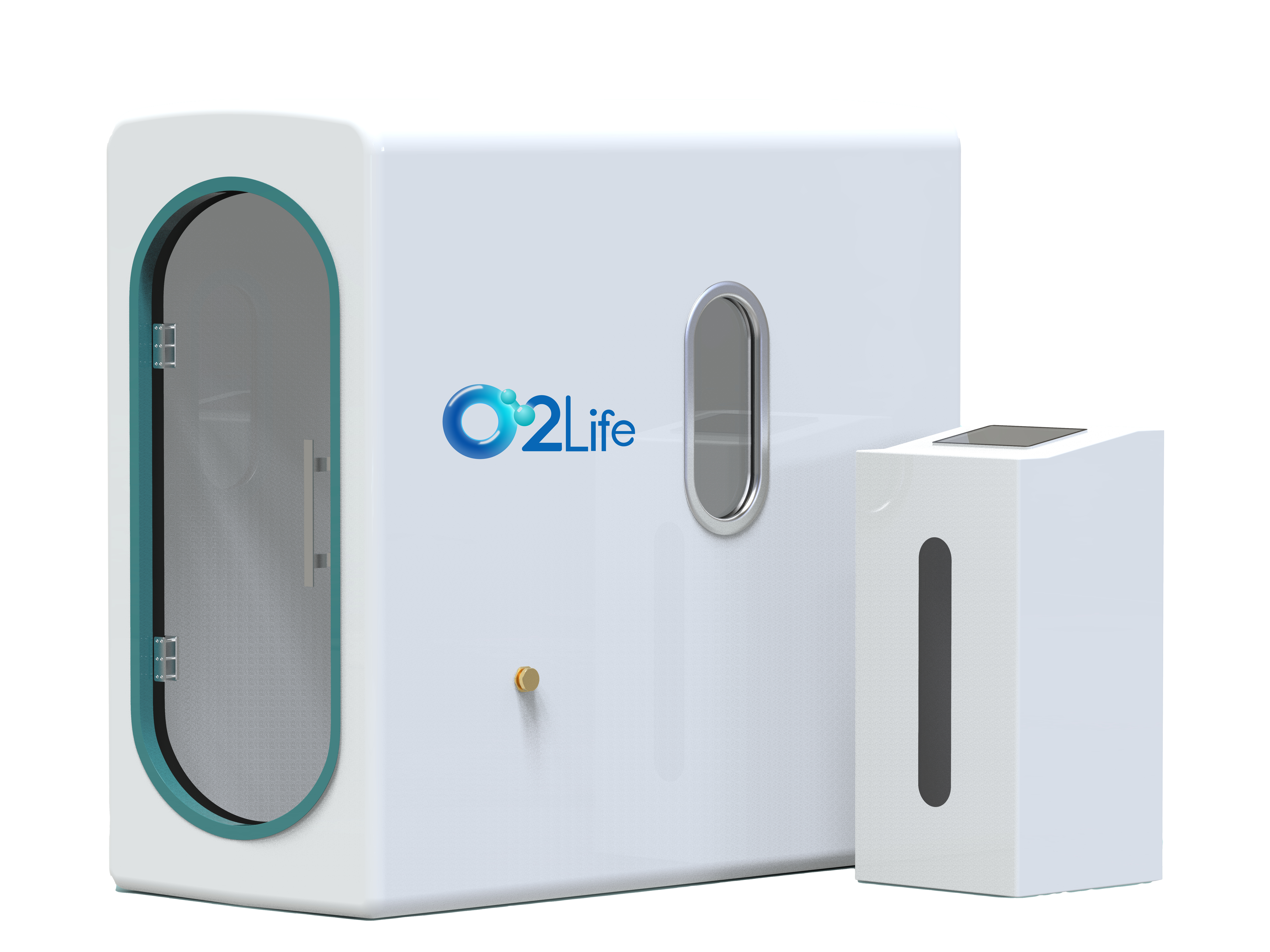 Hyperbaric oxygen chamber exterior view